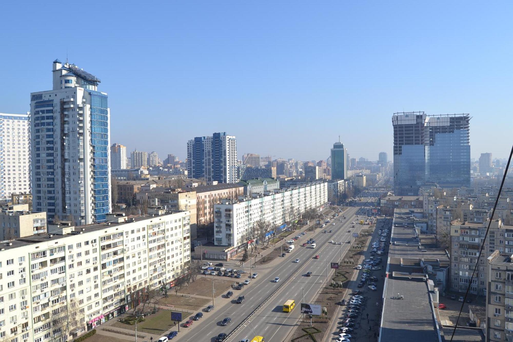 Apartment On Prospect Beresteiskyi 29 키예프 외부 사진